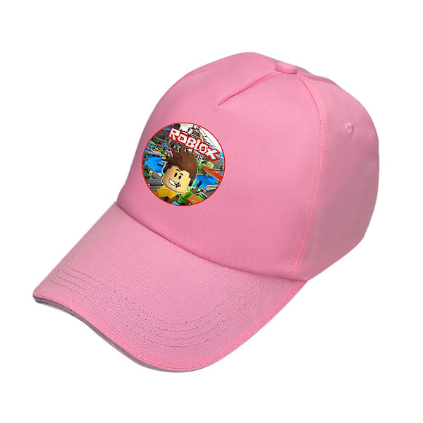 Roblox Spel Keps Justerbar Snapback Mesh Solhatt Hip Hop Hattar Pink 5