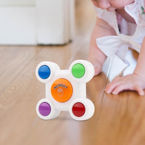 Elektroninen muistipeli Kädessä pidettävät elektroniset lelut Aivoharjoitus Puzzle Lelu Kannettava värimuistivisapeli lapsille Kids Square Valinnainen
