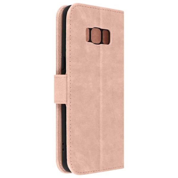 Samsung Galaxy S8 Flip Wallet Fodral med Videostöd Funktion, Rosa