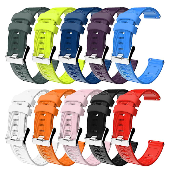 Garmin Vivoactive 3 Silikonarmband för klocka för Garmin white