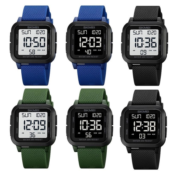 Skmei 1894 Square Sports Waterproof Watch 1894