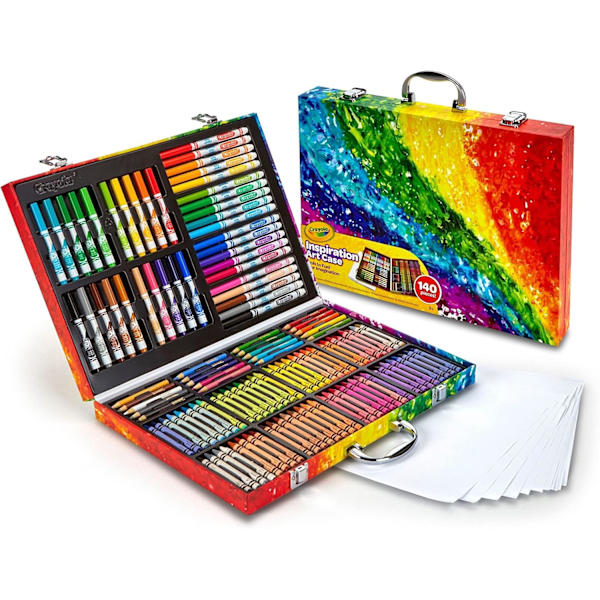 Inspiration Art Case Färgset - Rymden (140 delar), Konstkit för Barn, Leksaker för Flickor & Pojkar, Konstset, Skolmaterial, Presenter