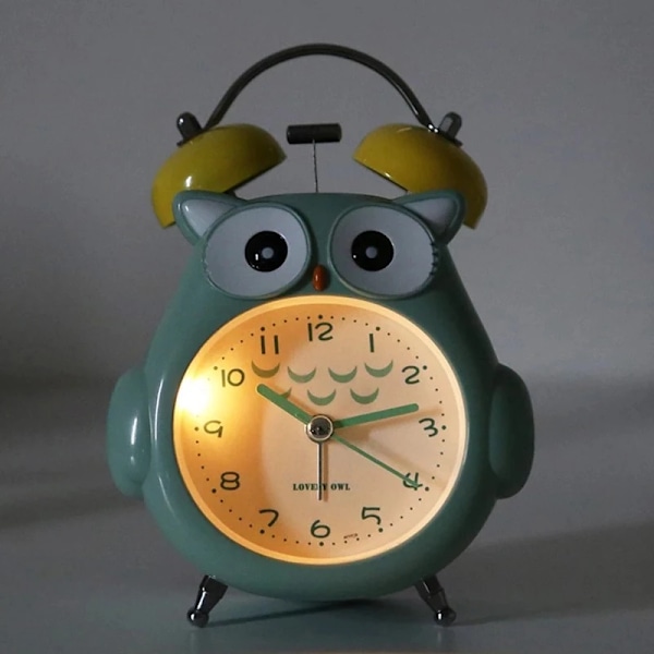 Tecknad Uggla Tyst Digital Väckarklocka Söt Totoro Ringljus