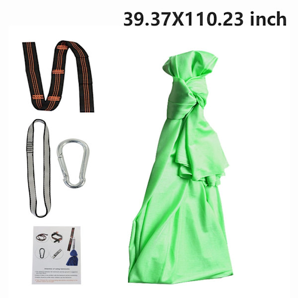 Elastisk gunga för barn, sensorisk träning, avslappning, utomhus, grå - Perfekt grå grey 100*280cm