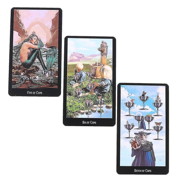 Häx Tarot Kort Engelska Brädspel Spådom Profetia Flerspelarspel