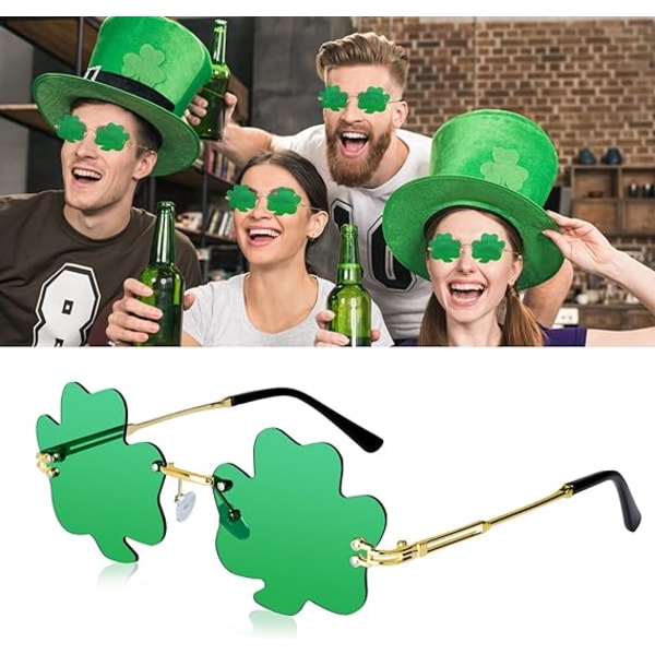 Patrick's Day Eyeglasses Saint Patricks Accessories Green Shamrock Style