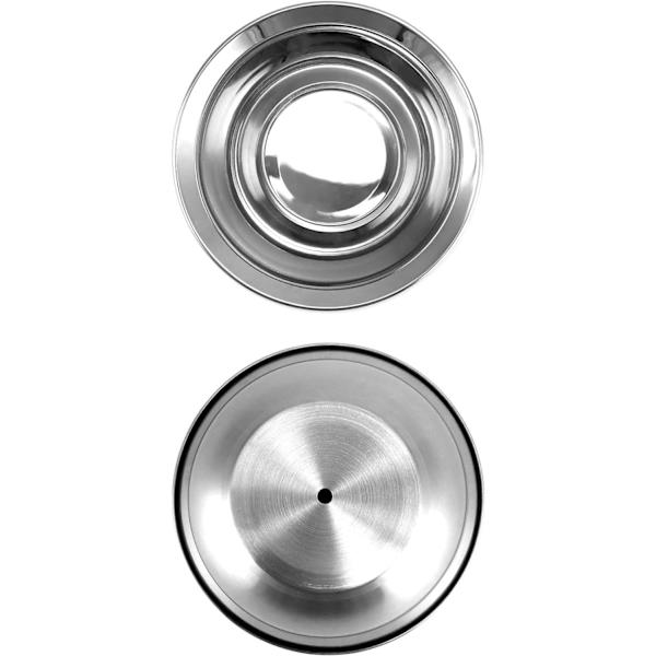 3-pack Burgerlock, Smältkupol, Rostfritt Stål, 16 x 10 cm, För Hamburger