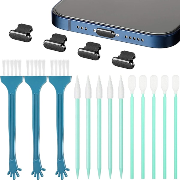 Støvprop i metal til iPhone 11/11 Pro/