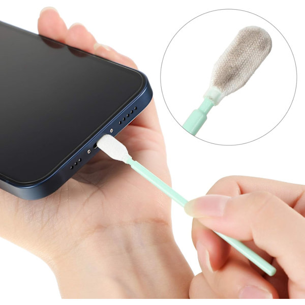 Støvpropp i metall for telefon, kompatibel med iPhone 11/11 Pro/