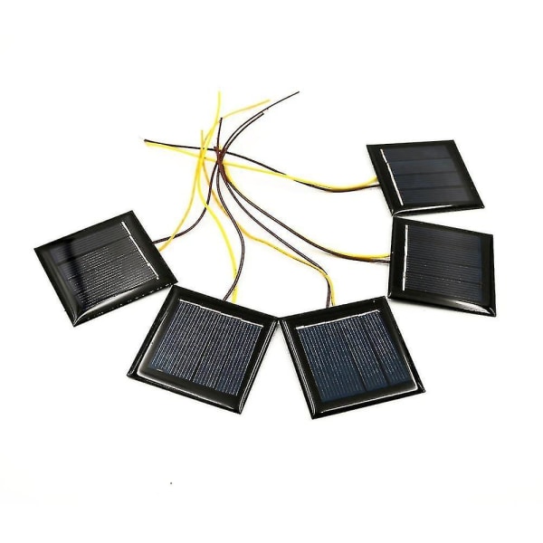2v 100ma solcellepanel med 15 cm forlenger ledning