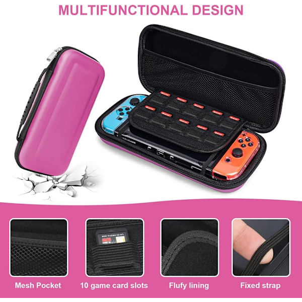 Bæreveske for Nintendo Switch, Spillkortveske for Nintendo Switch, Spillkortveske Switch Bag
