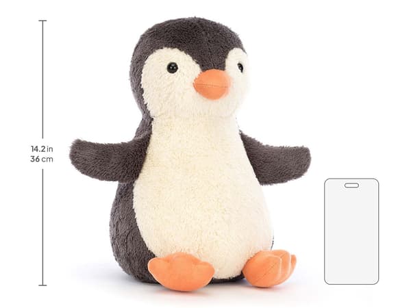 Jellycat Amuseables Peanut Penguin Plysdyr Stor 36 cm