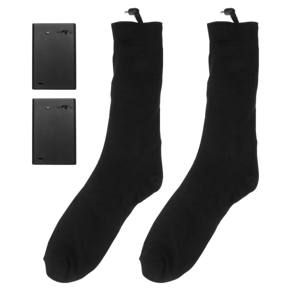 Sokker Bomuld Varmt Batteri Varme Sokker Opvarmet Termisk Batteridrevet Vintervarme Hold sokker til voksne