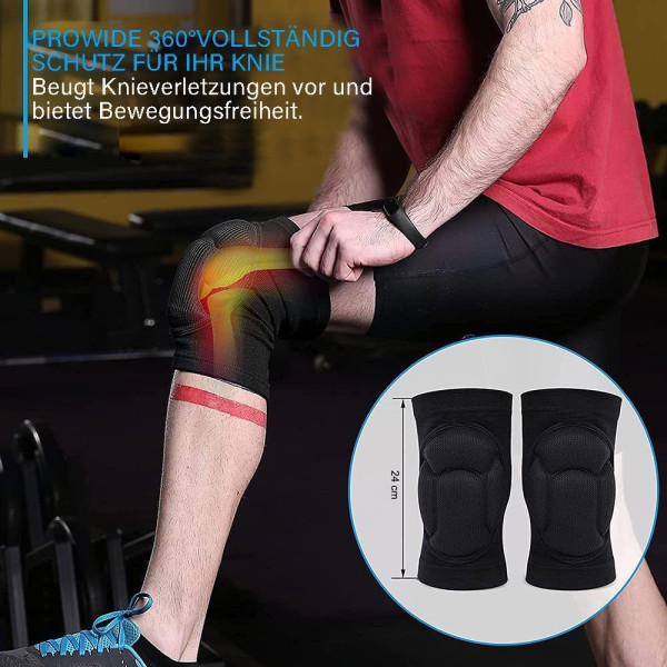 Knäskydd, svampkollisionsskydd knäskydd, yoga, dans, MTB