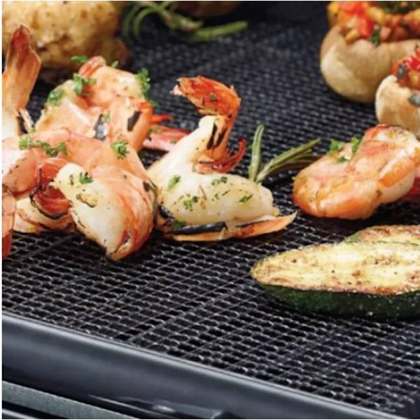 Grill Mesh Grill Tilbehør Non-stick BBQ Mesh Måtte 40x30cm