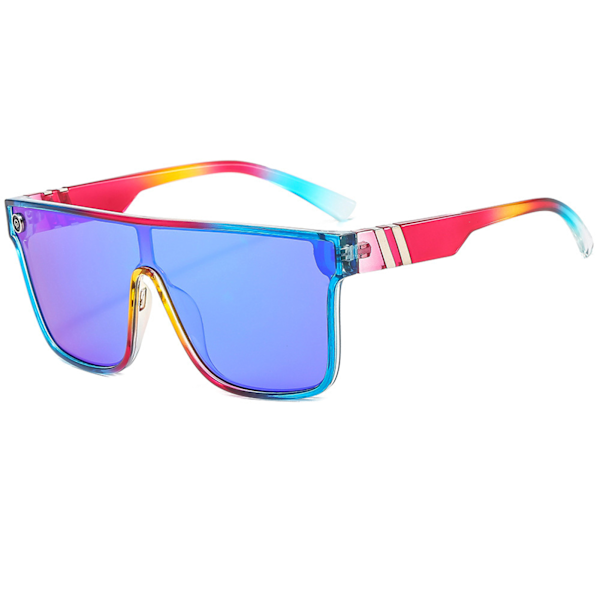 UV400 Solbriller til Mænd Kvinder Stilfulde Unisex Solbeskyttelsesbriller Kørebriller Wrap Around Anti-Glare Briller IN