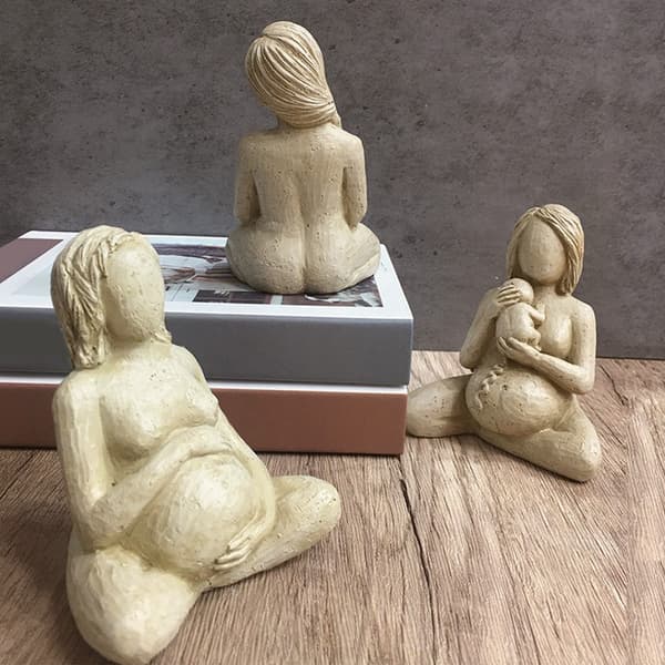 Graviditetsornament Moder Statyer För Heminredning Kvinnor Statyer Och Figurer Figur Prydnad Mors Dag Present null - C 0.19
