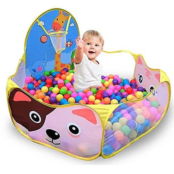 Baby Ball Sea Baby Legetelt Bærbar Baby Ball Sea Pool Og Basketballkurv Dyretema