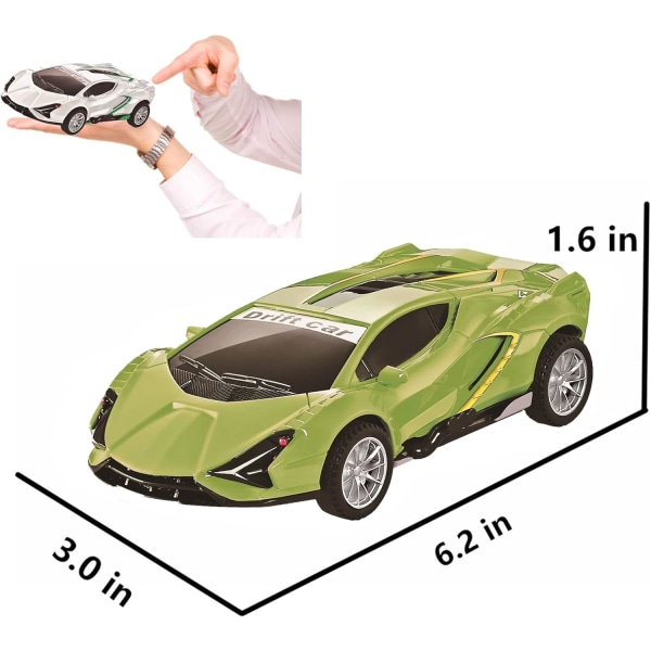 2 Pak Racerebiler Træk Tilbage, Skub Tilbage Inertial Drift Bilmodeller til Småbørn