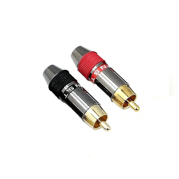 solder-free solder-free connector Adapter plug St. Professional Rca Phono Male