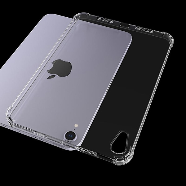 Passande för transparent fodral för Ipad Mini 6 Cover Shockproof Ultra Thin Transparent Case för Apple 2021 Mini 6 Funda-Case