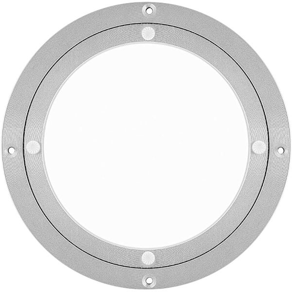 8 tum aluminium Lazy Susan skivring, metall