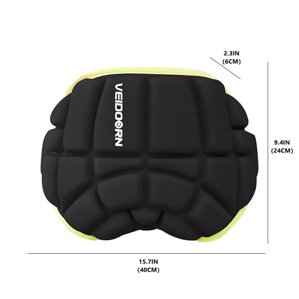 Utomhusskyddande höftskyddsshorts Snowboardåkning Skridskoåkning Stötskydd