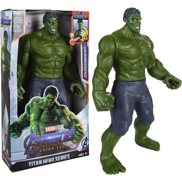 Hulk-figur, Hulk Marvel Ultimate Titan Hero Series, Marvel Avengers Actionfigur 30cm Titan