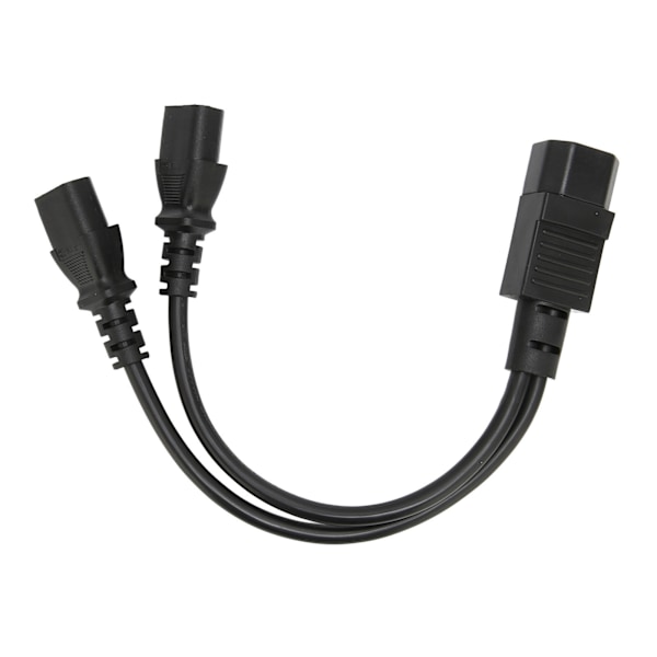 IEC320 C14 till 2 x C13 Hona Y-formad Strömkabel 1 in 2 ut 2500W 10A 250V Förlängningskabel för LCD-skärmar 0.2