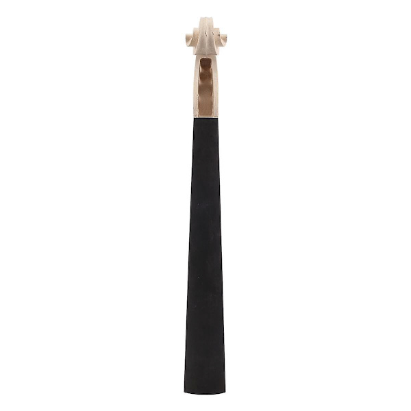 4/4 Storlek Lönn Violin Hals Ebenholts Greppbräda Violin DIY Kit med Hand Carved Scroll