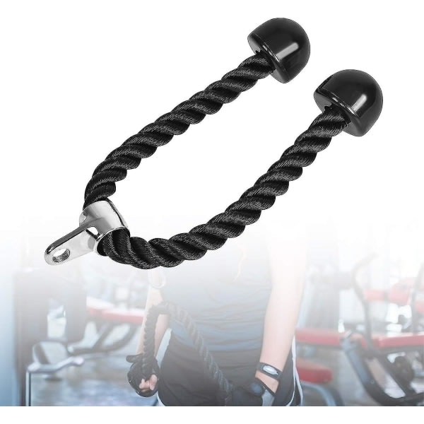 Tricep Rope Kabelfeste, Bicep Pull Down Cable, Tricep Rope Cable Mount, Heavy Duty Nylon Tricep Push Pull Down Rope Core for Multi Cable