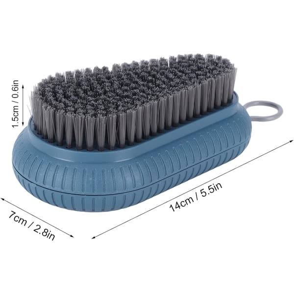 Cleaning brush for soft bristle, compact small light shoe cleaning brush. Soft Cleaning Brush for Household Boots for Clothes Shoes Home and Kitchen