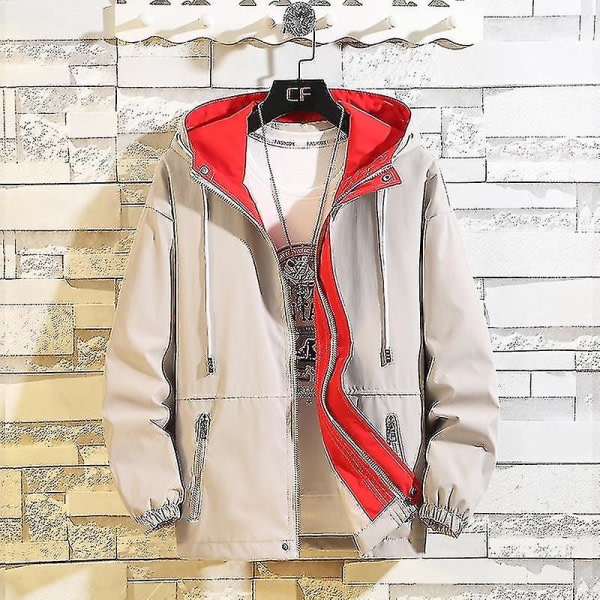 6xl 7xl 8xl Plus Size Herrejakker Forår Efterår Casual Bomber Jakke Mænd Overfrakke Baseball Jakker Mænd Jakke Frakker FARVE sort M