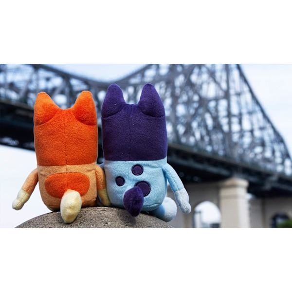 Bluey & Bingo 8\" Mini Plysjpakke - 2-pakning Bluey & Bingo