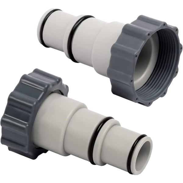 Swimmingpool slange adapter, 2 stk. Pool adapter A, Intex adapter A, med indvendigt gevind, diameter 32/38 MM