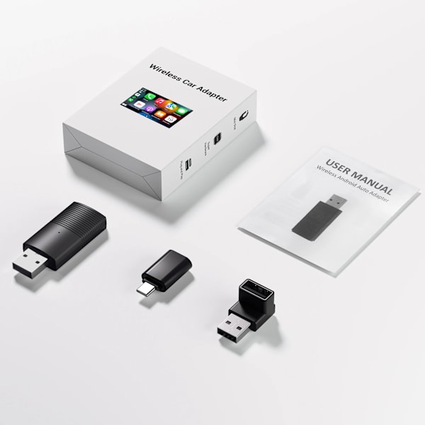 Mini Apple CarPlay Trådløs Adapter Bil Play Dongle Bluetooth WiFi Hurtig Forbindelse Plug and Play