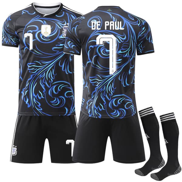 VM-udebane trøje 2026 – Fodboldtrøjer til voksne og børn Size 9 with socks + protective gear #M