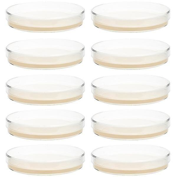 10 pre-poured agar plates petri dishes with agar science experiment accessories