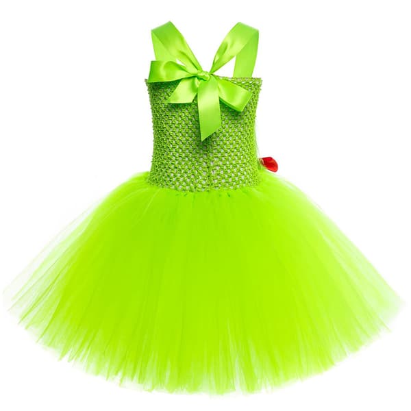 Grinch Grønt Monster Tutu-kjole til piger Juleudklædning til fest L