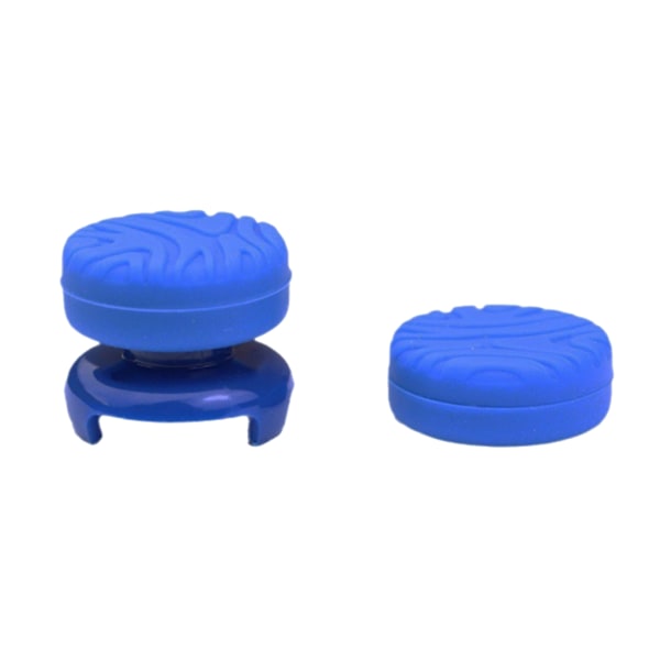 Kompatibel med Playstation5 forhøyet Anti-Slip Rocker Analog Joystick Grip Cap Button Non-Slip Anti-Sweat Protective Cap Blue 0.02