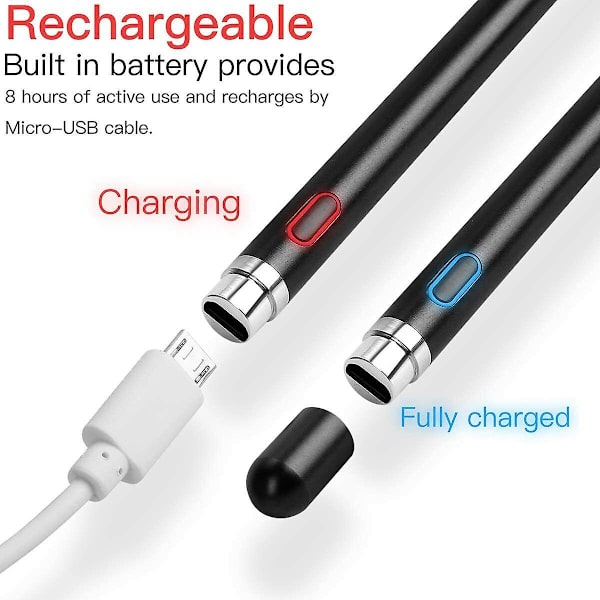 Aktiv stylus pen blyant 1. generation til Apple Ipad Iphone Samsung Tablet Ios