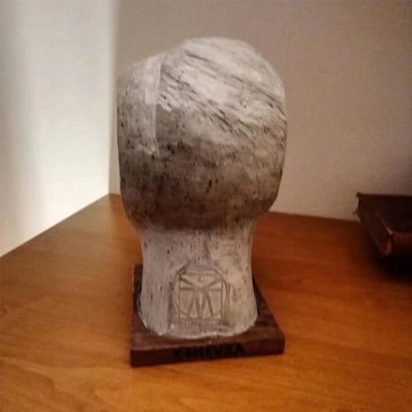 Skulptur af den geniale bogstøttebibliotek Johnny Skulpturindretning 1pc