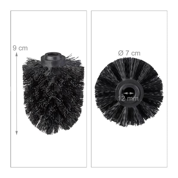 Toilet Brush Head Replacement Set 12mm 240