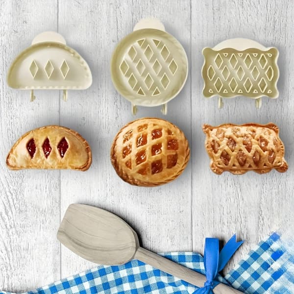 Mini Pajformar & Degpressare för Bakning, Handpajformar Fest Knytkalas Köksredskap Hemmabakningsverktyg Rectangular