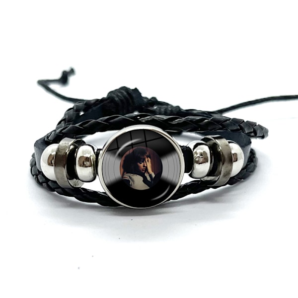 Taylor Swift Armband Taylor Swift Vinyl Skiva Läderarmband 12