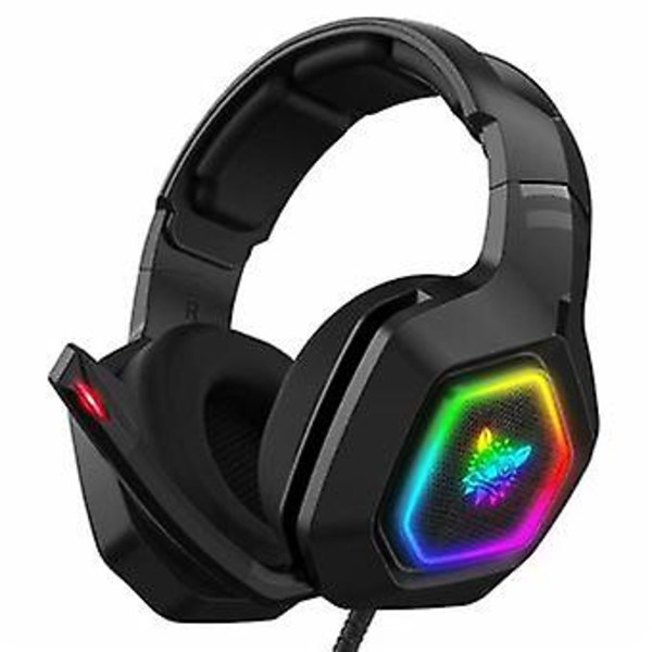 Onikuma K10 kablet gaming headset til pc / ps4 / xbox sort