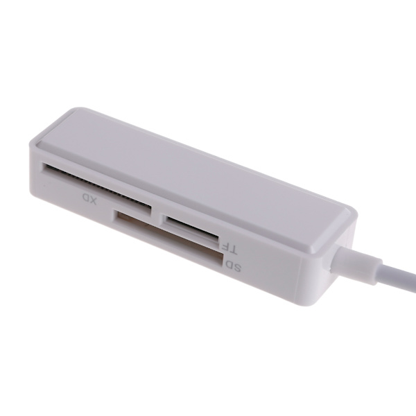Mini Minneskortläsare 3 i 1 Kortläsare USB C Kortläsare TFSD XD 3 i 1 Kortläsare för Laptop Telefon Tablet
