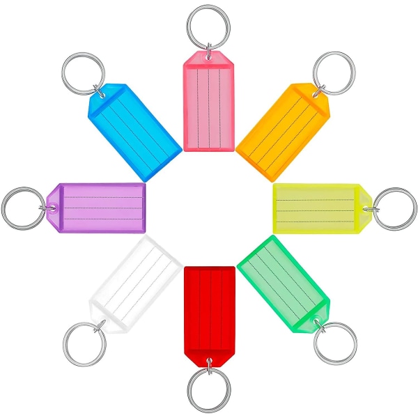 20 stykker klassifikasjonsmerker, nøkkelringer for oppføring, av bagasjemerker, hotellnummerlapper