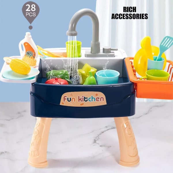 Kitchen Children's Dishwasher Table Toys Simulation Sink Children's Pretend Play Toys