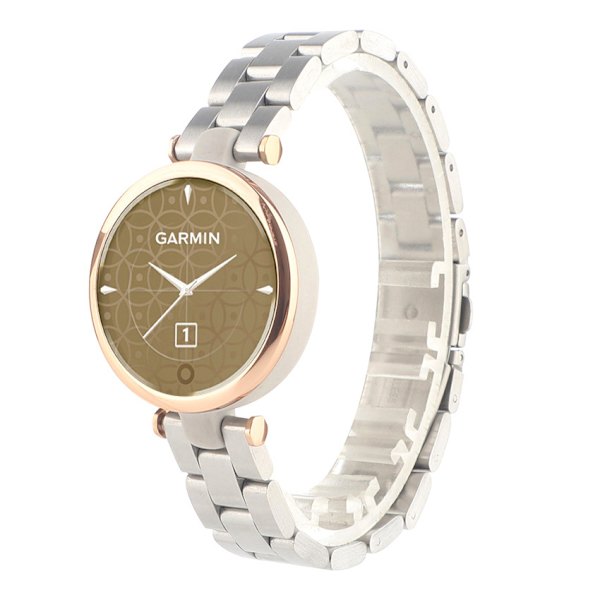 Justerbar klokke i roségullmetall for Garmin Lily